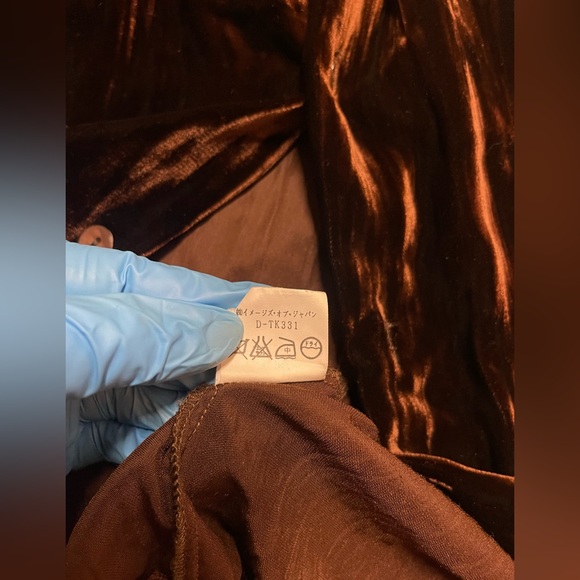 Vintage Equipment Velvet Blouse Made in France - Picture 12 of 14